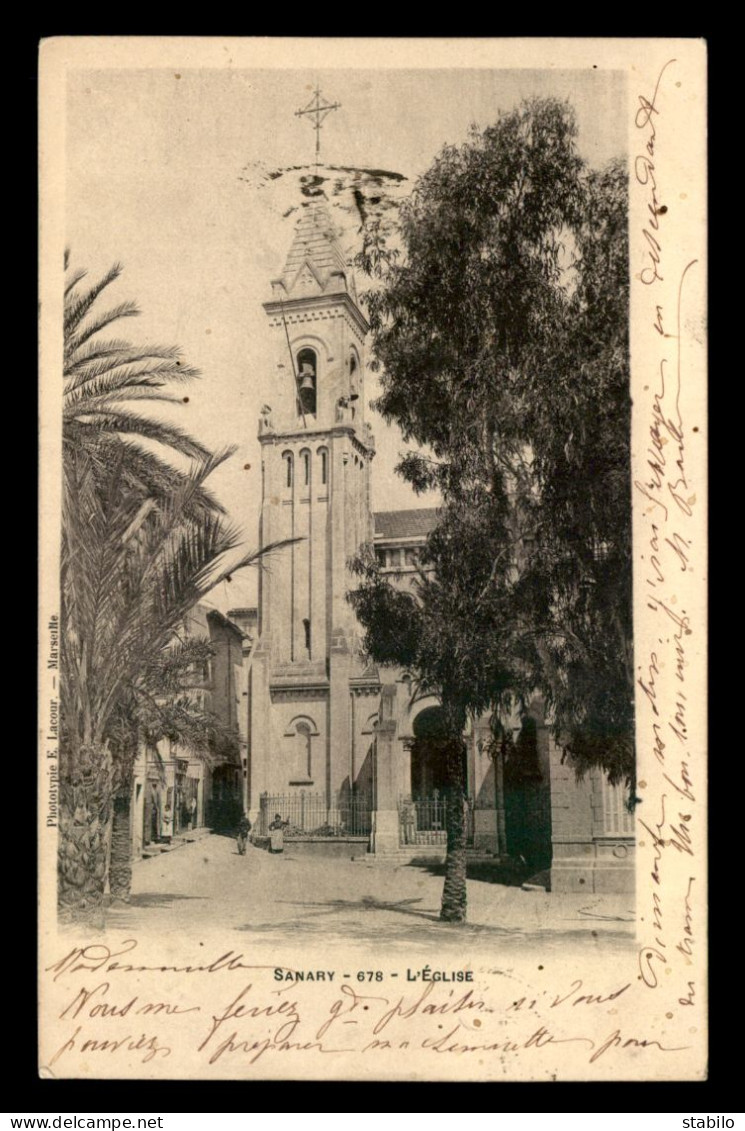 83 - SANARY-SUR-MER - L'EGLISE - Sanary-sur-Mer