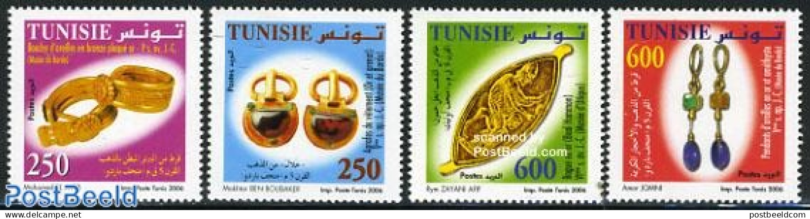 Tunisia 2006 Jewels 4v, Mint NH, Art & Antique Objects - Tunesië (1956-...)