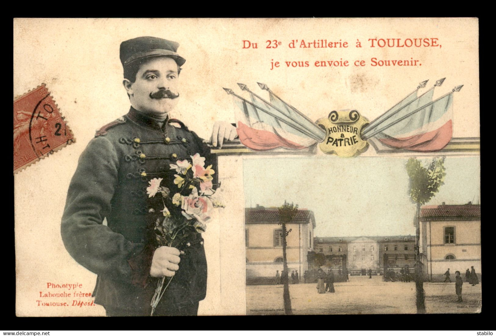 31 - TOULOUSE - DU 23E D'ARTILLERIE JE VOUS ENVOIE CE SOUVENIR - Toulouse