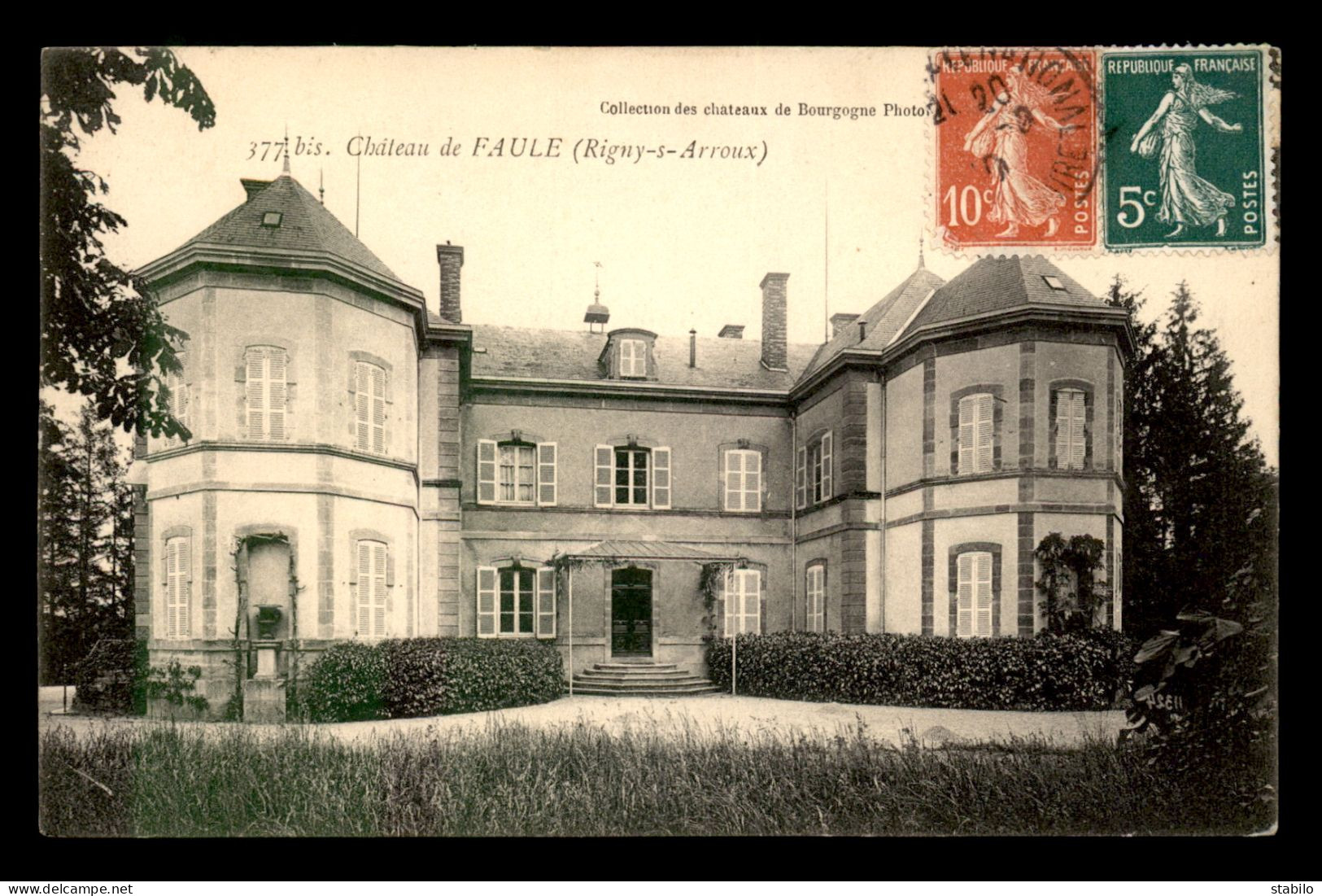 71 - RIGNY-S-ARROUX - CHATEAU DE FAULE - Other & Unclassified