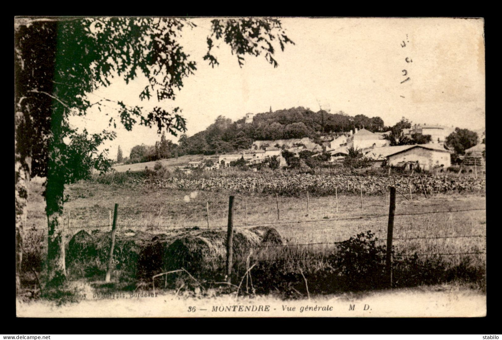 17 - MONTENDRE - VUE GENERALE - Montendre