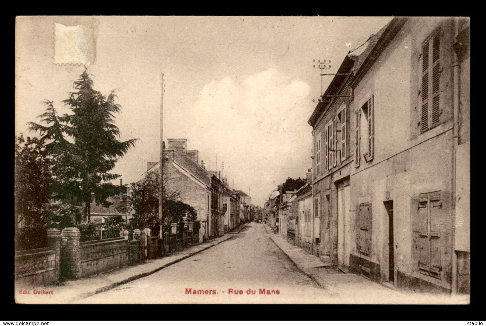 72 - MAMERS - RUE DU MANS - Mamers