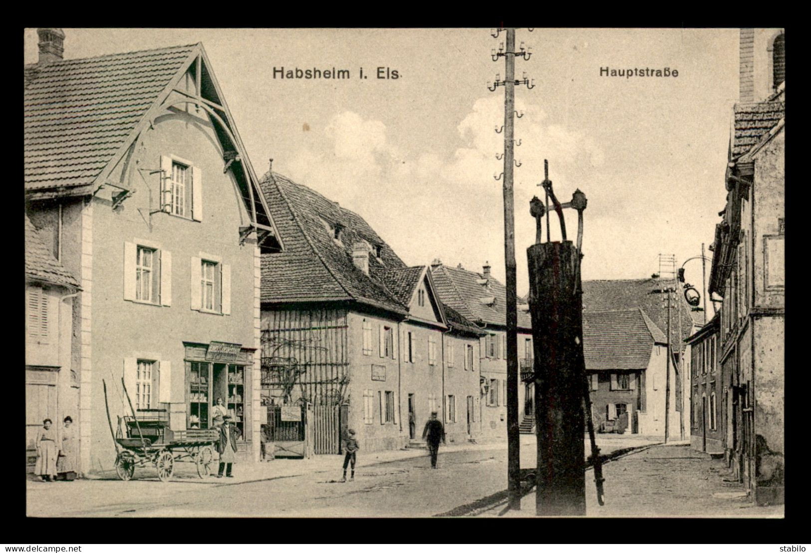 68 - HABSHEIM - HAUPTSTRASSE - Autres & Non Classés