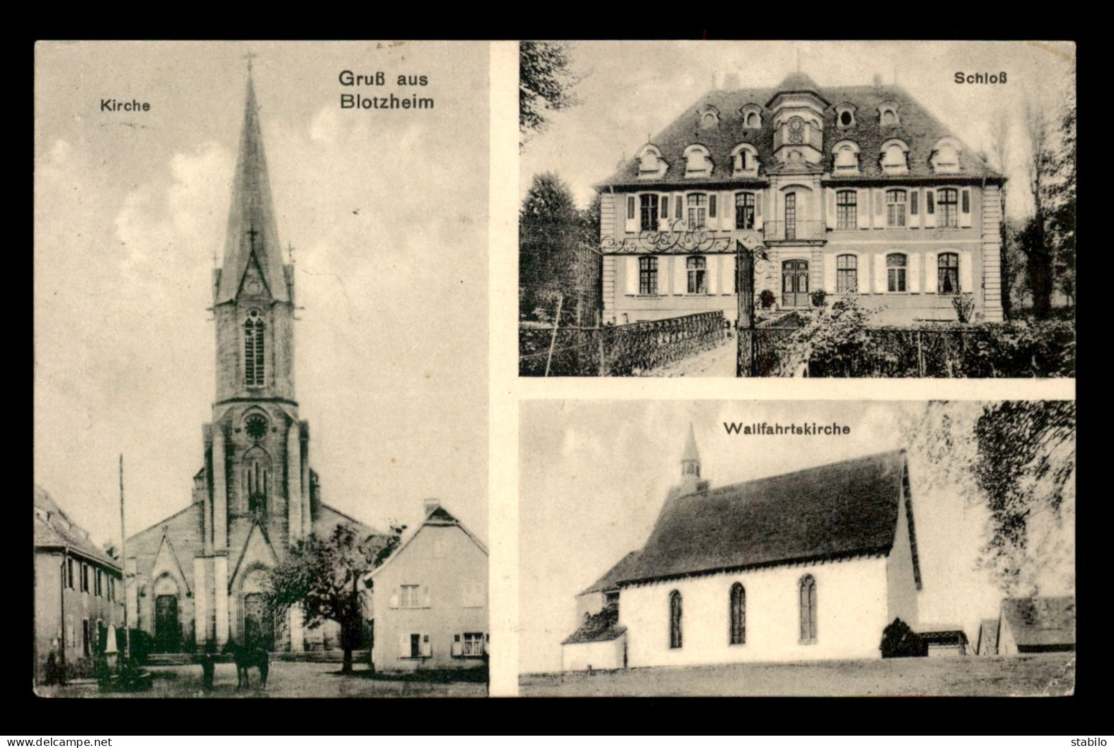 68 - BLOTZHEIM - KIRCHE - SCHLOSS - WALLFAHRTSKIRCHE - Autres & Non Classés