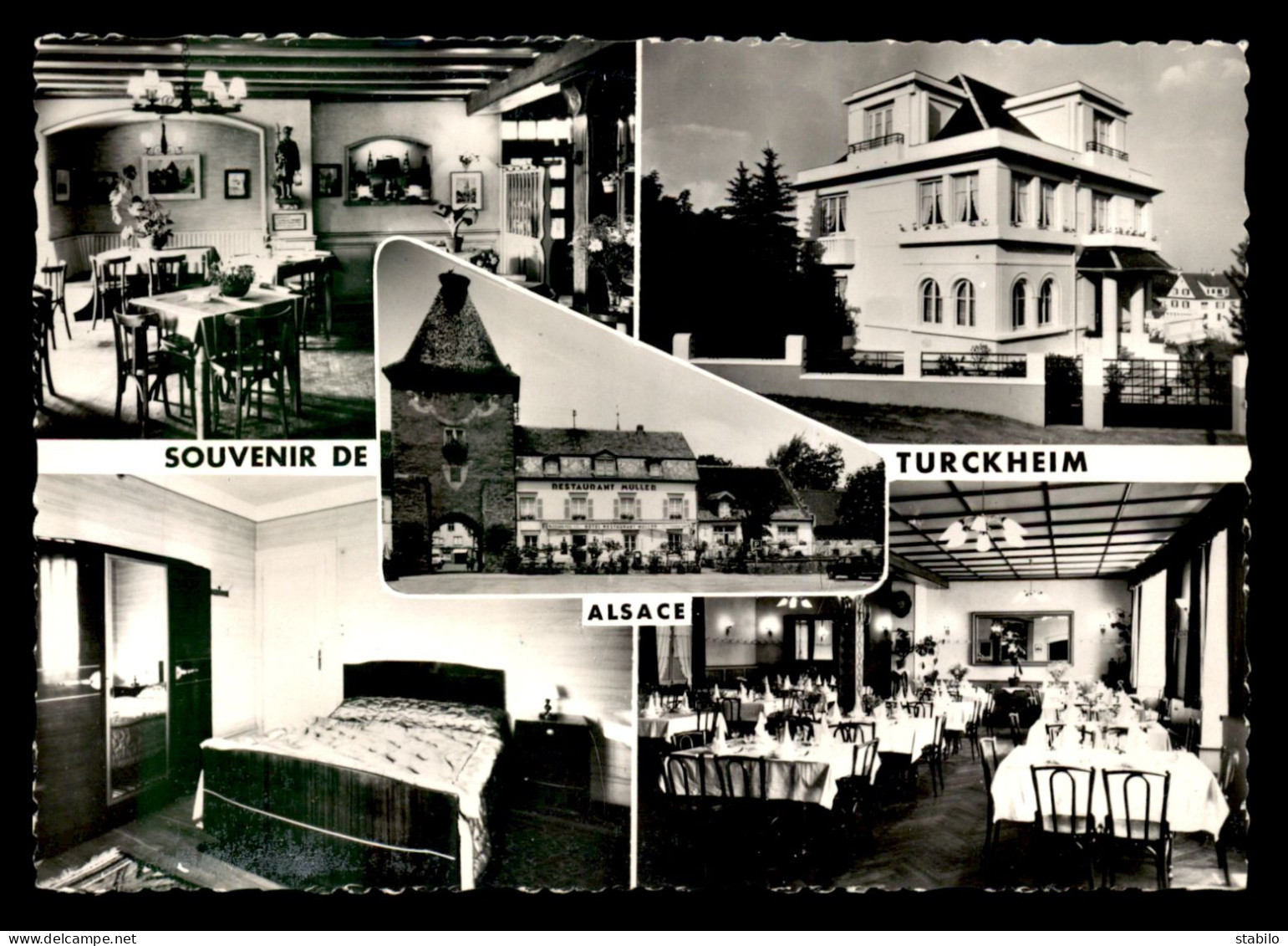 68 - TURCKHEIM - HOTEL-RESTAURANT MULLER - MULTIVUES - Turckheim