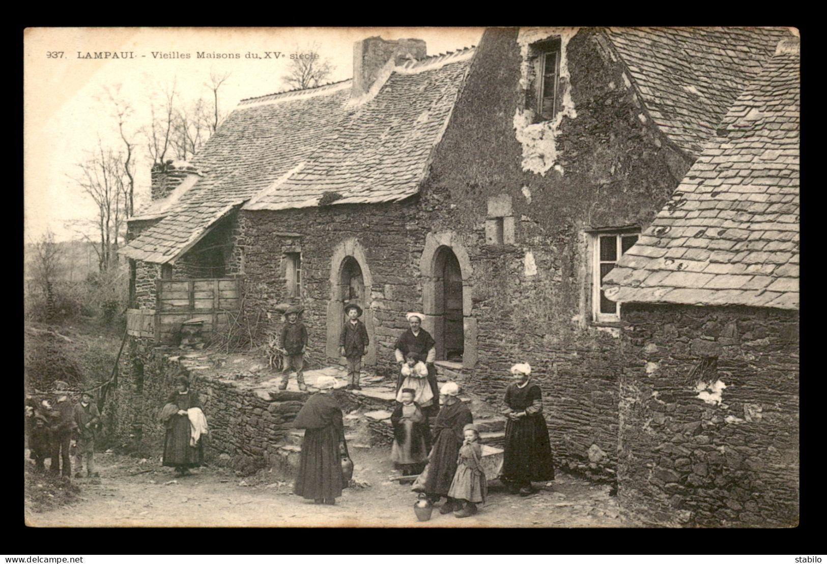 29 - LAMPAUL - VIEILLES MAISONS DU XVE SIECLE - Autres & Non Classés