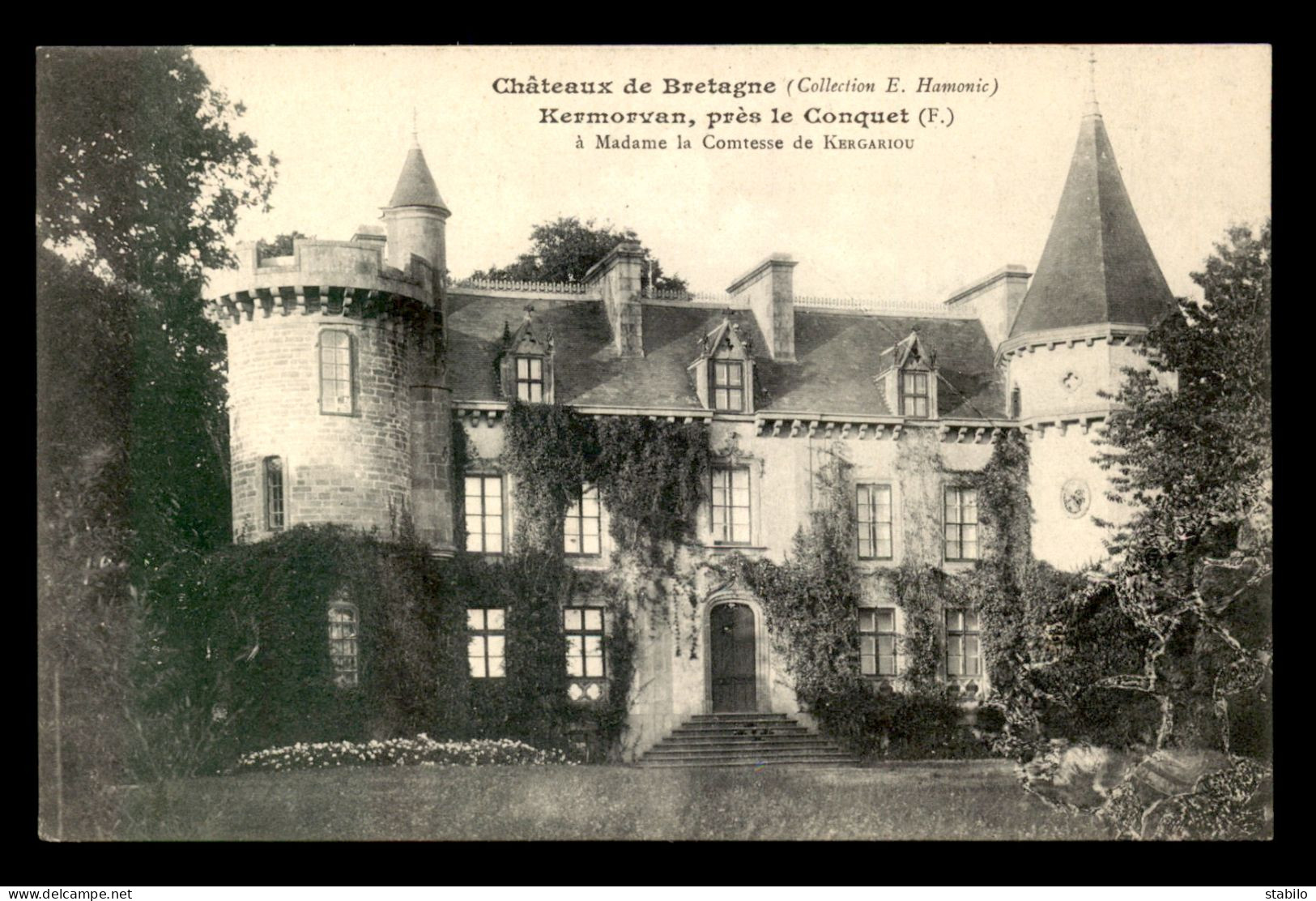 29 - KERMORVAN - CHATEAU DE MME LA COMTESSE DE KERGARIOU - Autres & Non Classés