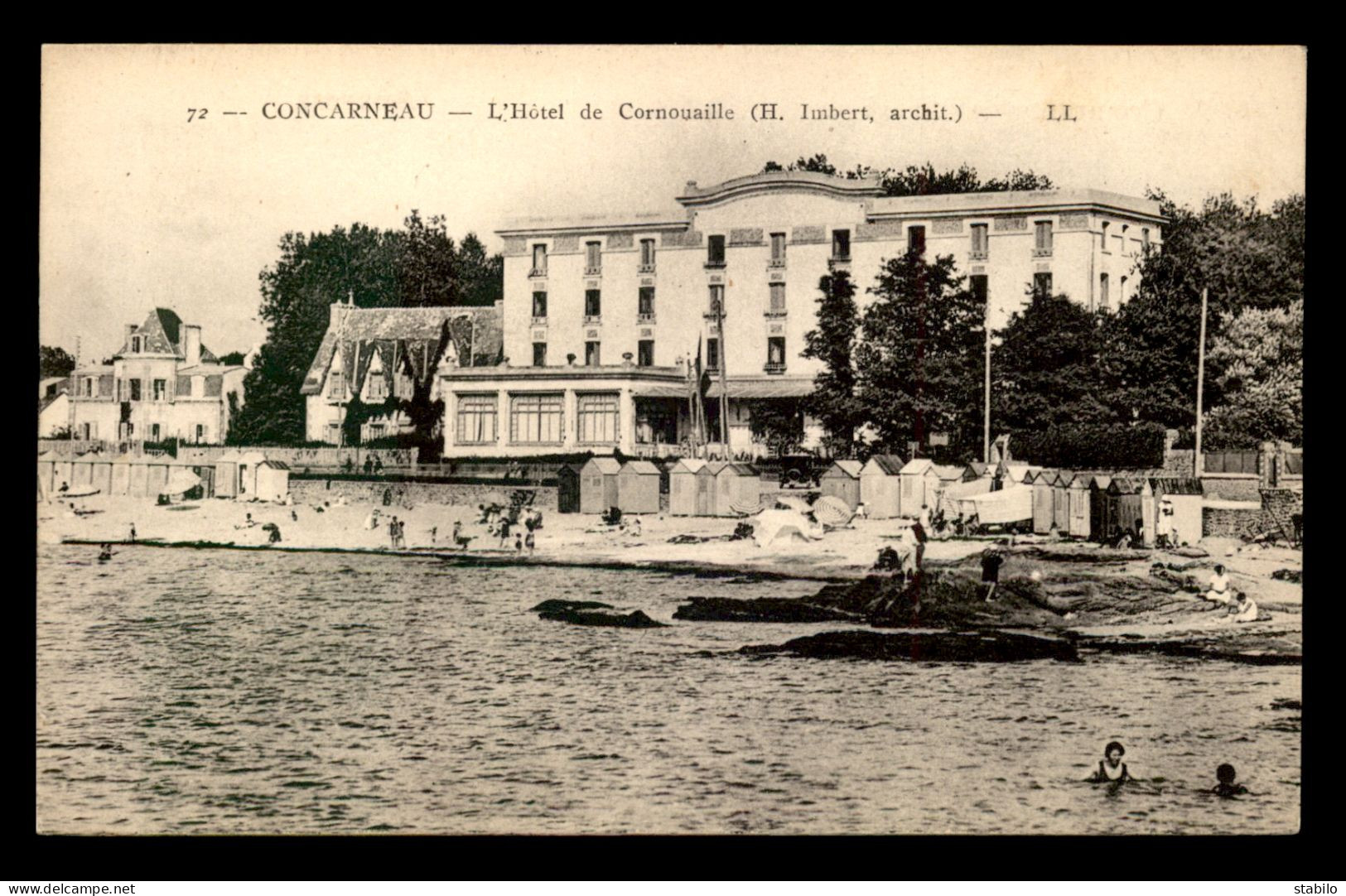 29 - CONCARNEAU - L'HOTEL DE CORNOUAILLE, H. IMBERT ARCHITECTE - Concarneau