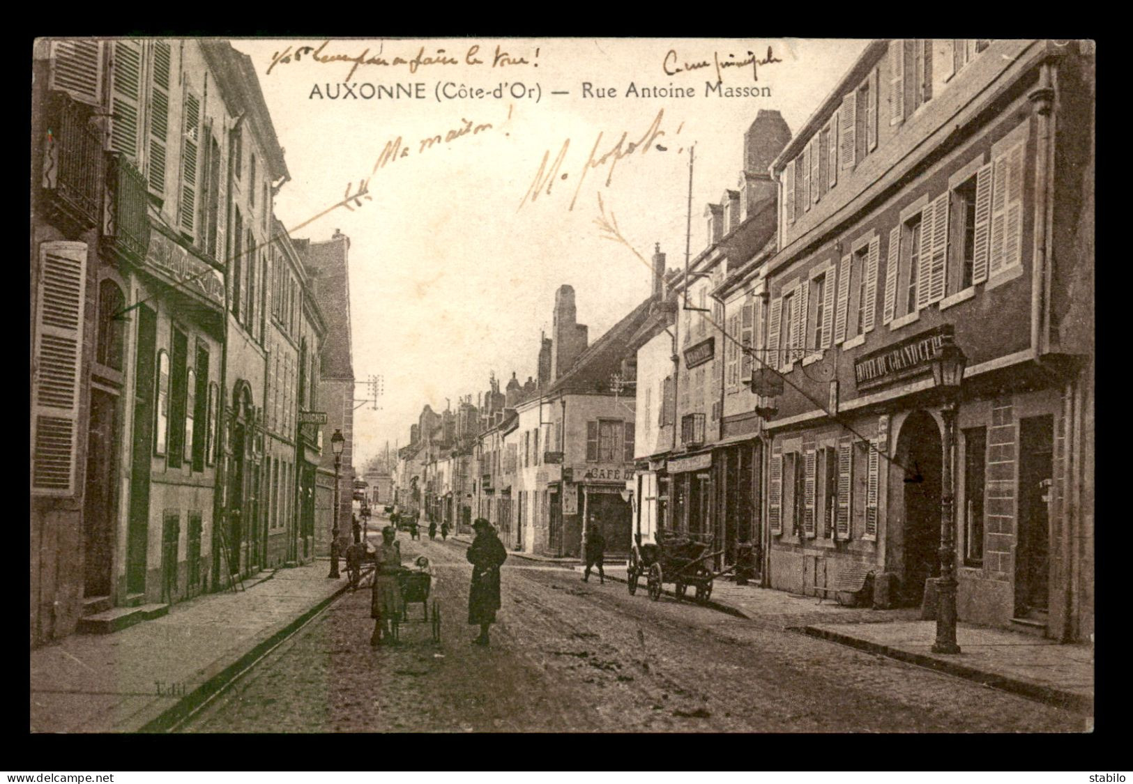 21 - AUXONNE - RUE ANTOINE MASSON - HOTEL DU GRAND CERF - Auxonne