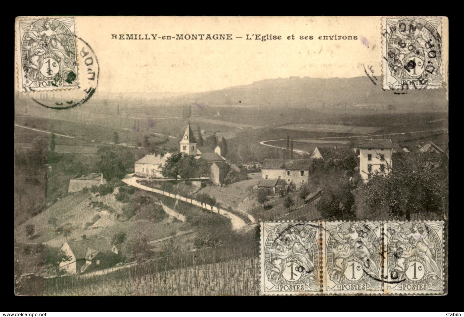 21 - REMILLY-EN-MONTAGNE - L'EGLISE ET SES ENVIRONS - Sonstige & Ohne Zuordnung