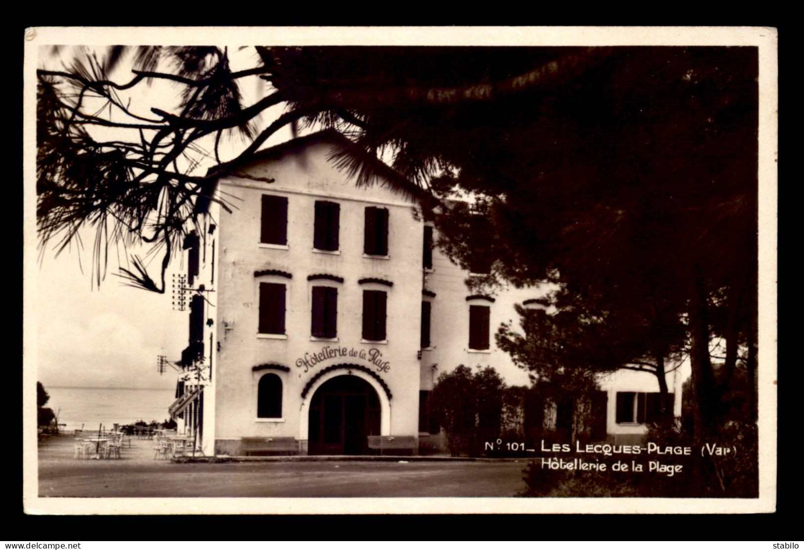 83 - ST-CYR - LES LECQUES - HOTELLERIE DE LA PLAGE - Saint-Cyr-sur-Mer