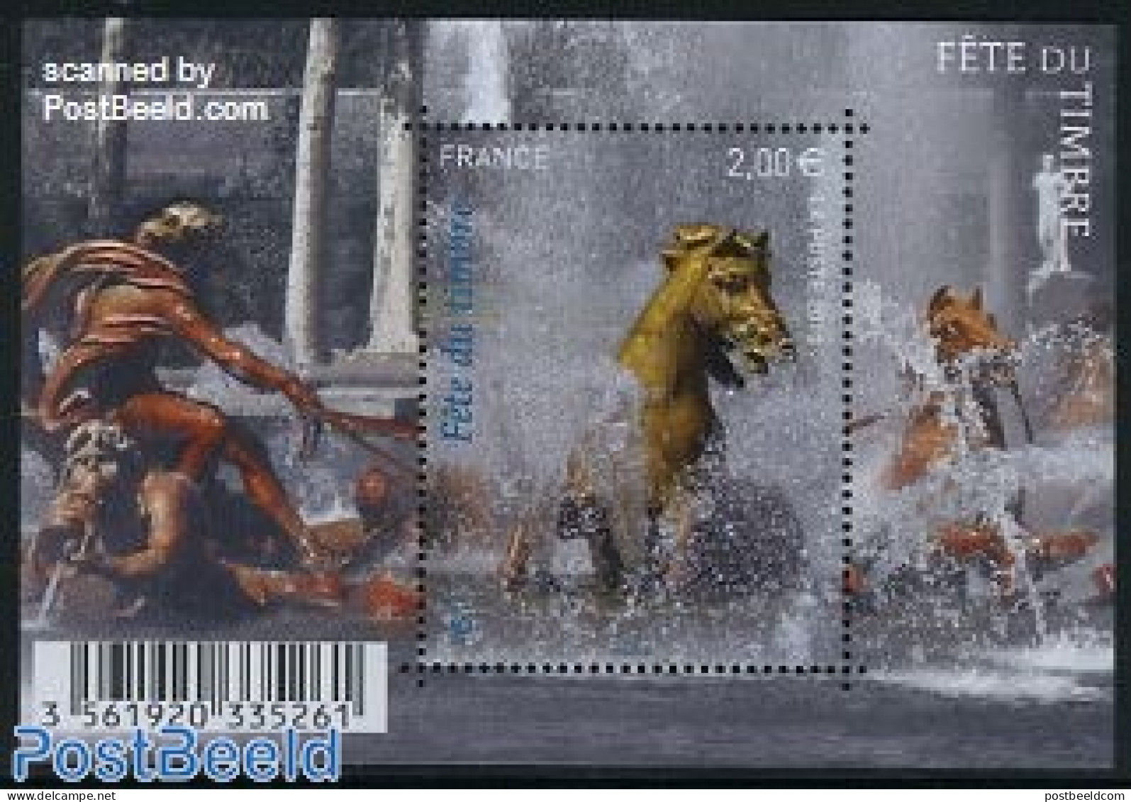 France 2010 Stamp Festival S/s, Mint NH, Nature - Horses - Art - Sculpture - Ungebraucht