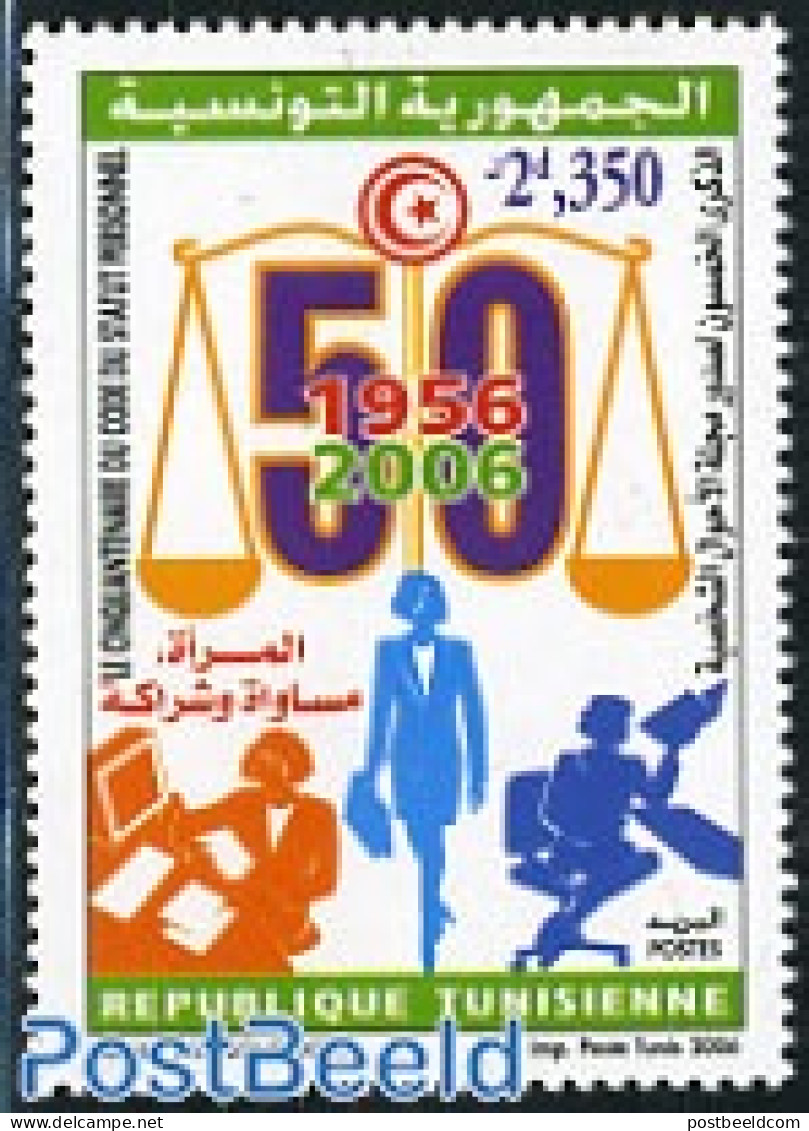 Tunisia 2006 Code Statute Personal 1v, Mint NH, Science - Computers & IT - Informatica