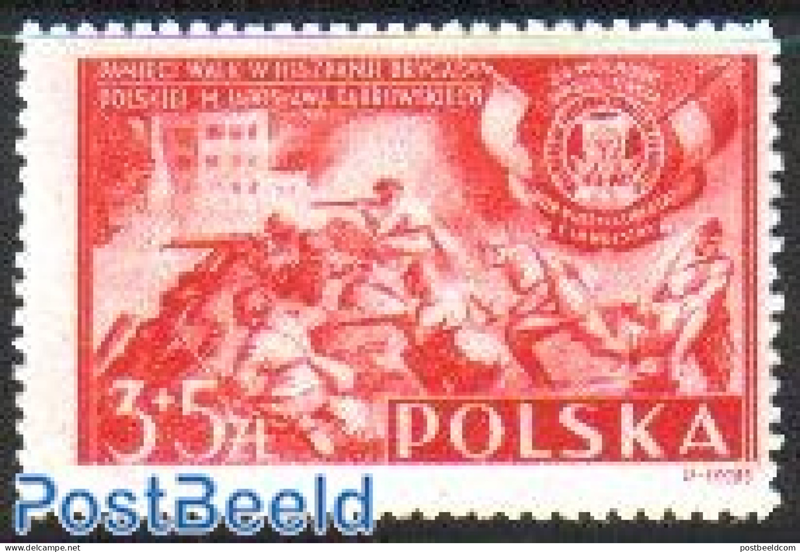 Poland 1946 Jaroslaw Dabrowski 1v, Mint NH, History - Militarism - Neufs