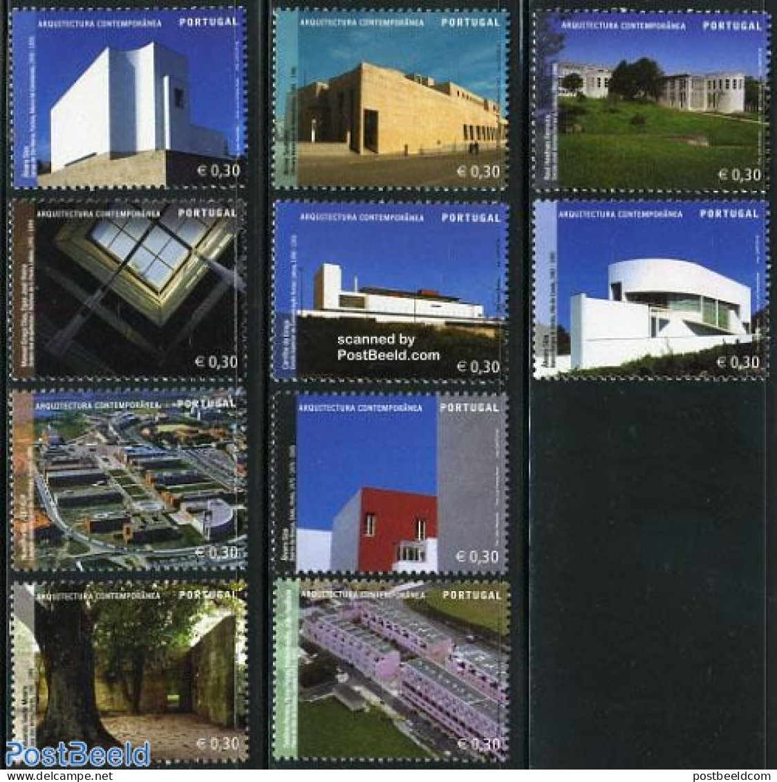 Portugal 2006 Contemporary Architecture 10v, Mint NH, Nature - Trees & Forests - Art - Architecture - Modern Architect.. - Neufs