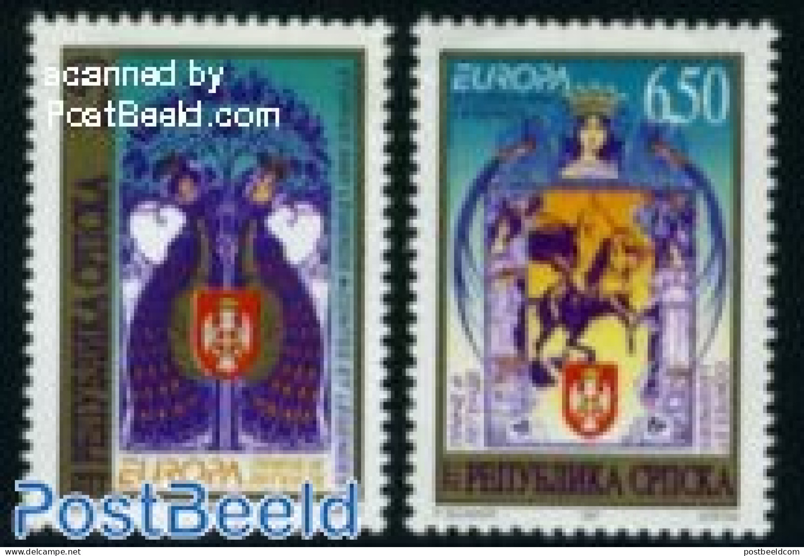 Bosnia Herzegovina - Serbian Adm. 1997 Europa, Legends 2v, Mint NH, History - Europa (cept) - Art - Fairytales - Contes, Fables & Légendes