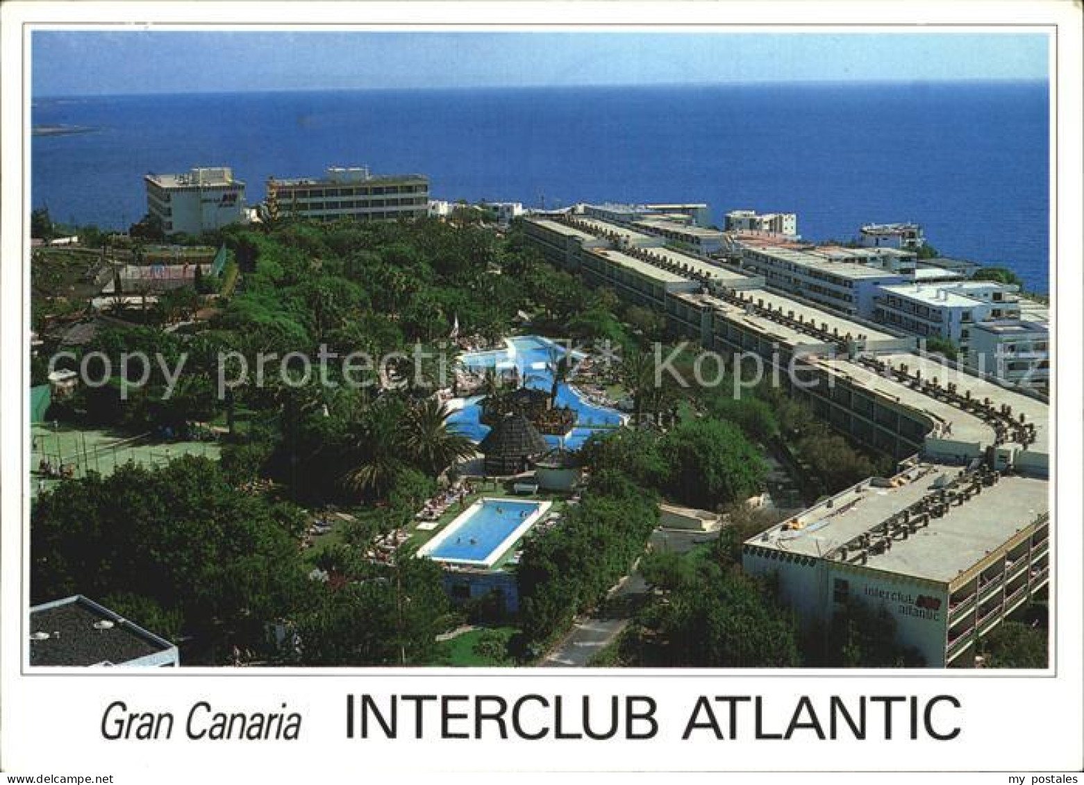 72482523 Gran Canaria Fliegeraufnahme Interclub Atlantik Hotel  - Autres & Non Classés