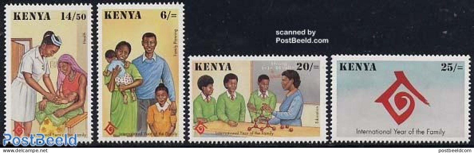 Kenia 1994 Int. Family Year 4v, Mint NH - Autres & Non Classés