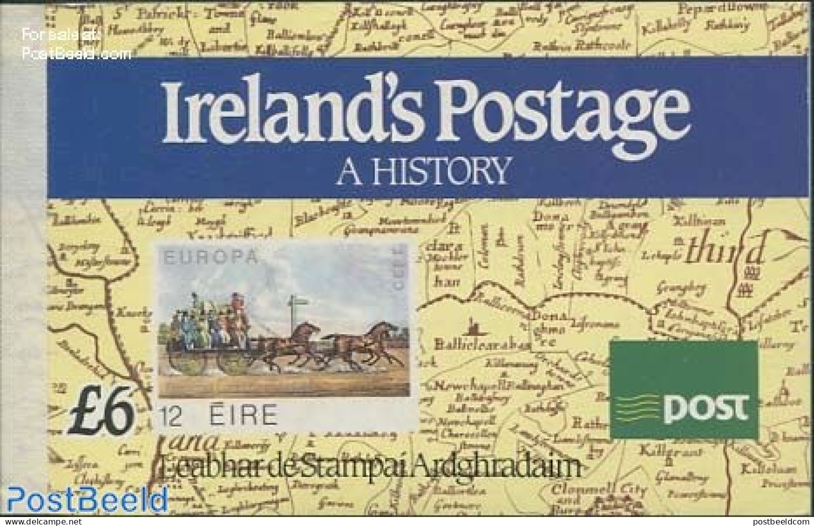 Ireland 1990 Stamp Centenary Booklet, Mint NH, Stamp Booklets - Stamps On Stamps - Nuevos