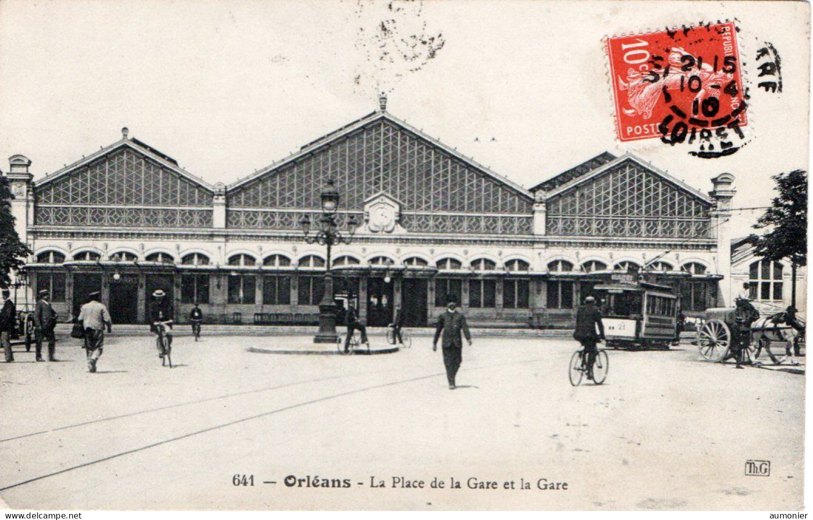 ORLEANS ( 45 ) - La Place De La Gare Et La Gare - Orleans