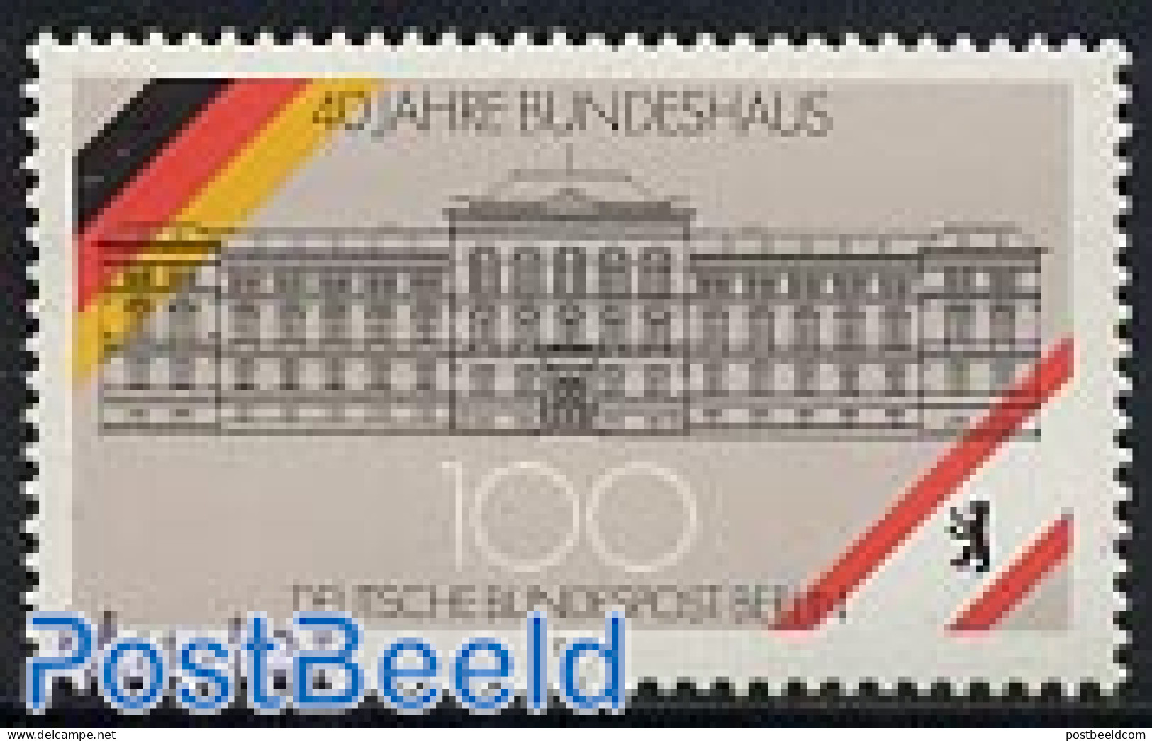 Germany, Berlin 1990 Bundeshaus 1v SPECIMEN (Muster), Mint NH - Ongebruikt
