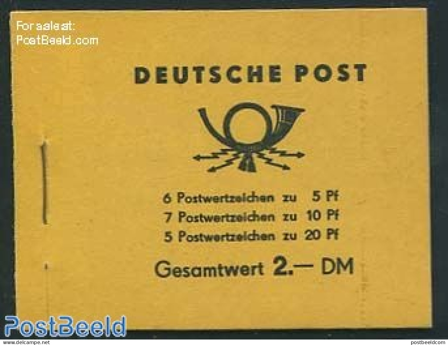 Germany, DDR 1955 5 Years Plan Booklet, Mint NH, Stamp Booklets - Ungebraucht