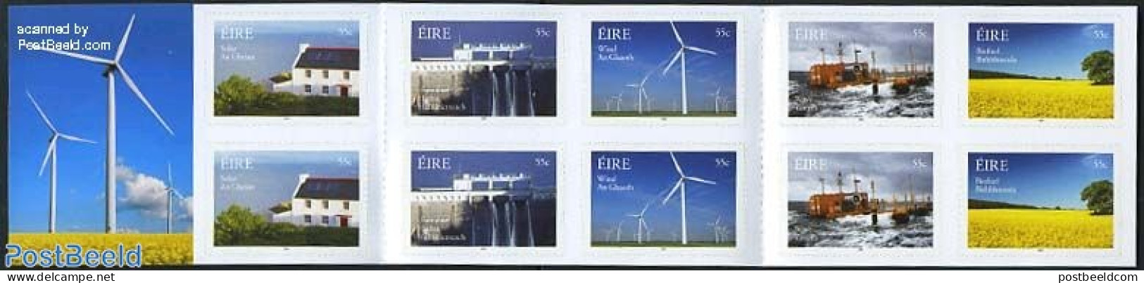 Ireland 2011 Renewable Energy Booklet, Mint NH, Nature - Science - Transport - Various - Environment - Water, Dams & F.. - Ongebruikt