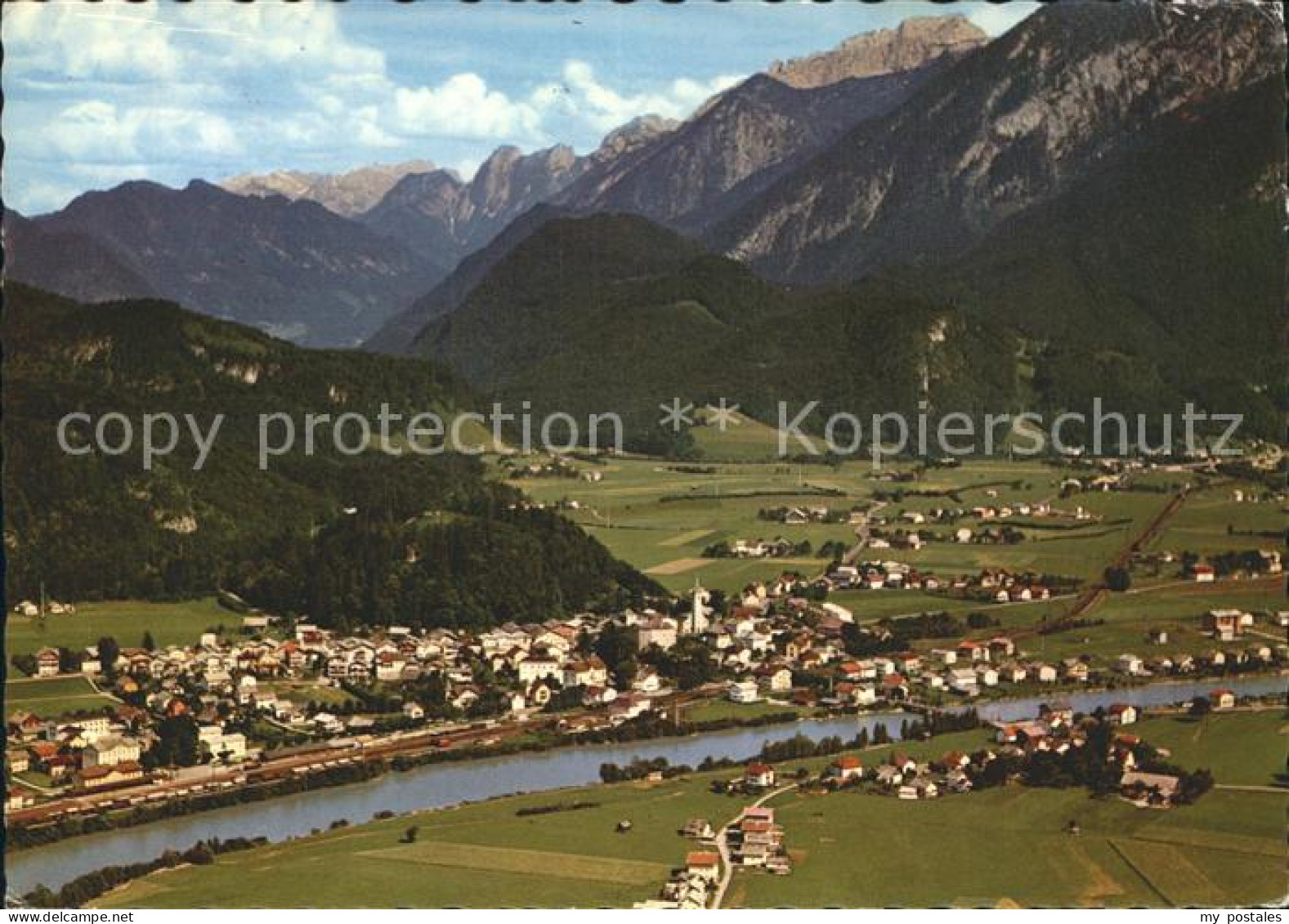 72238886 Golling Salzach Fliegeraufnahme Golling An Der Salzach - Autres & Non Classés