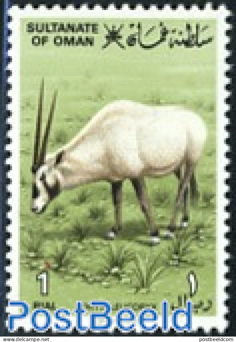 Oman 1982 1R, Oryx Leucoryx, Stamp Out Of Set, Mint NH, Nature - Animals (others & Mixed) - Oman