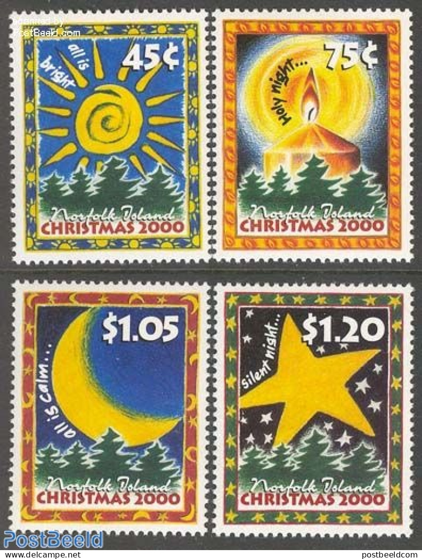 Norfolk Island 2000 Christmas 4v, Mint NH, Religion - Christmas - Natale