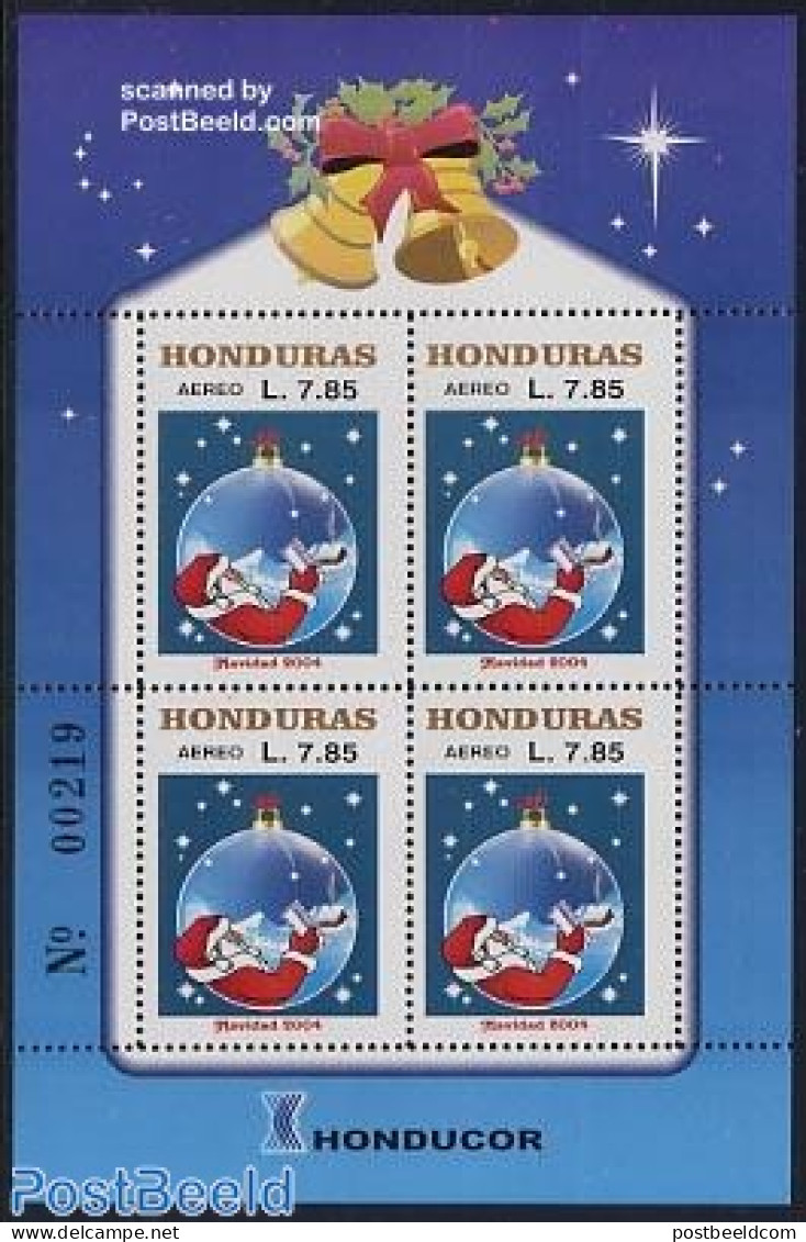 Honduras 2004 Christmas S/s, Joint Issue Greenland, Mint NH, Religion - Various - Christmas - Joint Issues - Natale