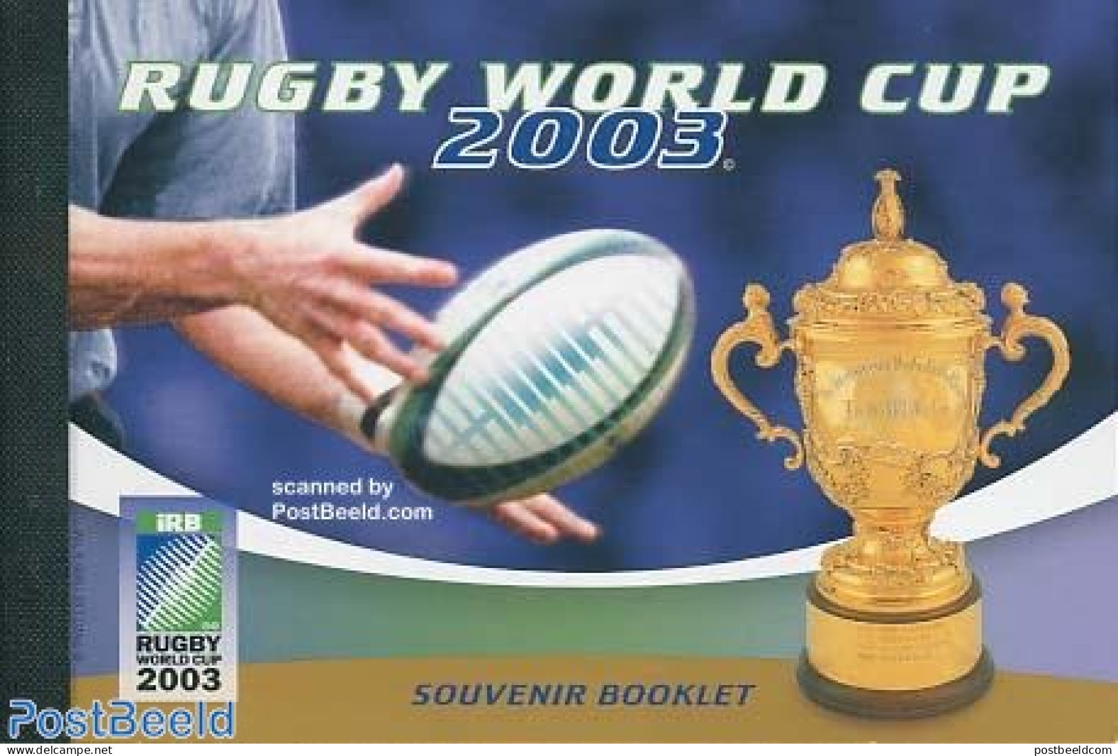 Australia 2003 World Cup Rugby Prestige Booklet, Mint NH, Sport - Rugby - Sport (other And Mixed) - Stamp Booklets - Neufs