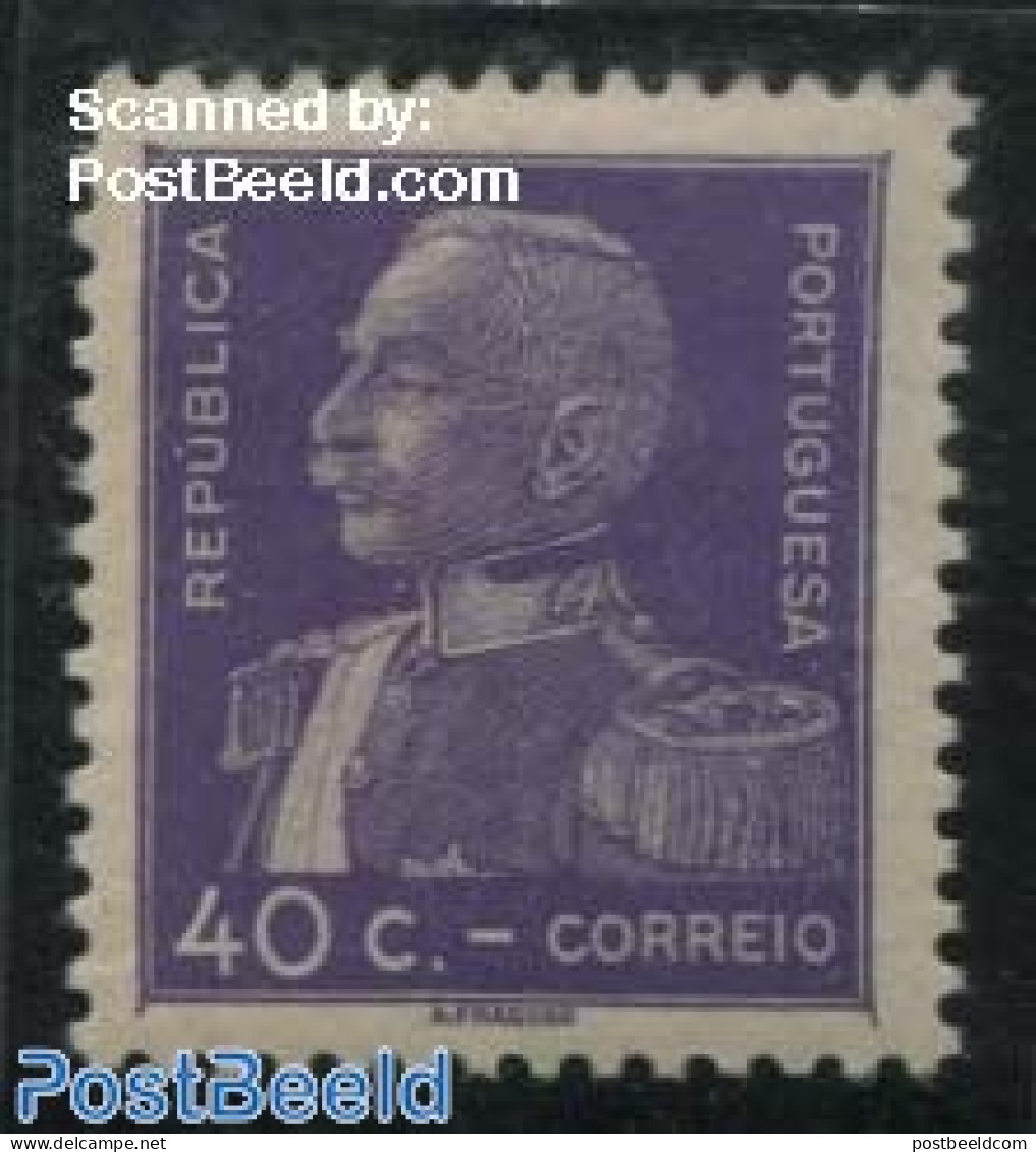 Portugal 1934 Oscar Carmona 1v (smooth Paper), Unused (hinged) - Nuevos