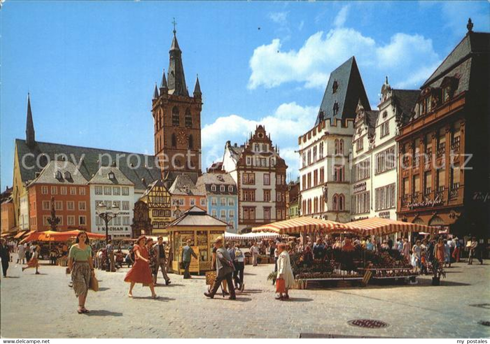 72238777 Trier Hauptmarkt Und St. Gangolf-Kirche Trier - Trier