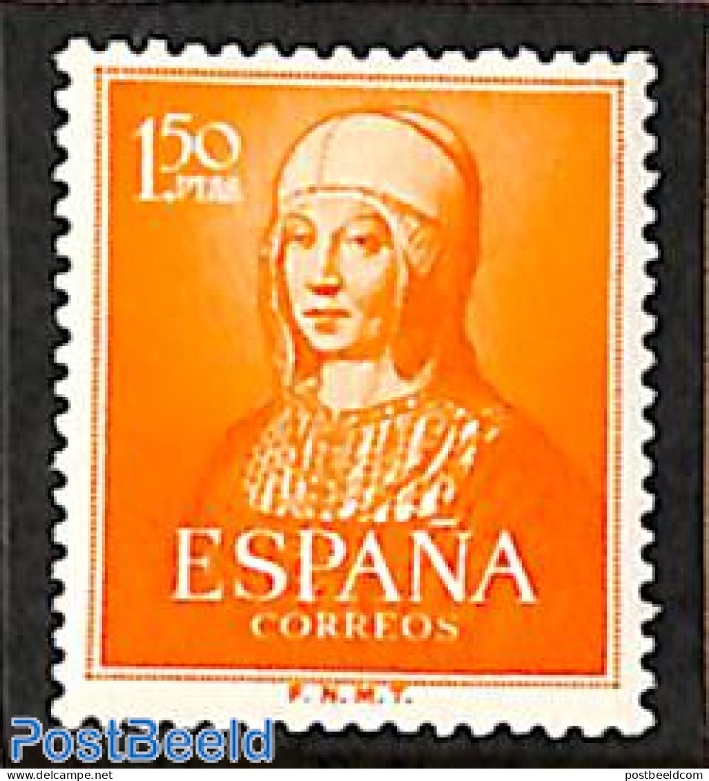Spain 1951 1.5Pta, Stamp Out Of Set, Mint NH, Various - Costumes - Ungebraucht