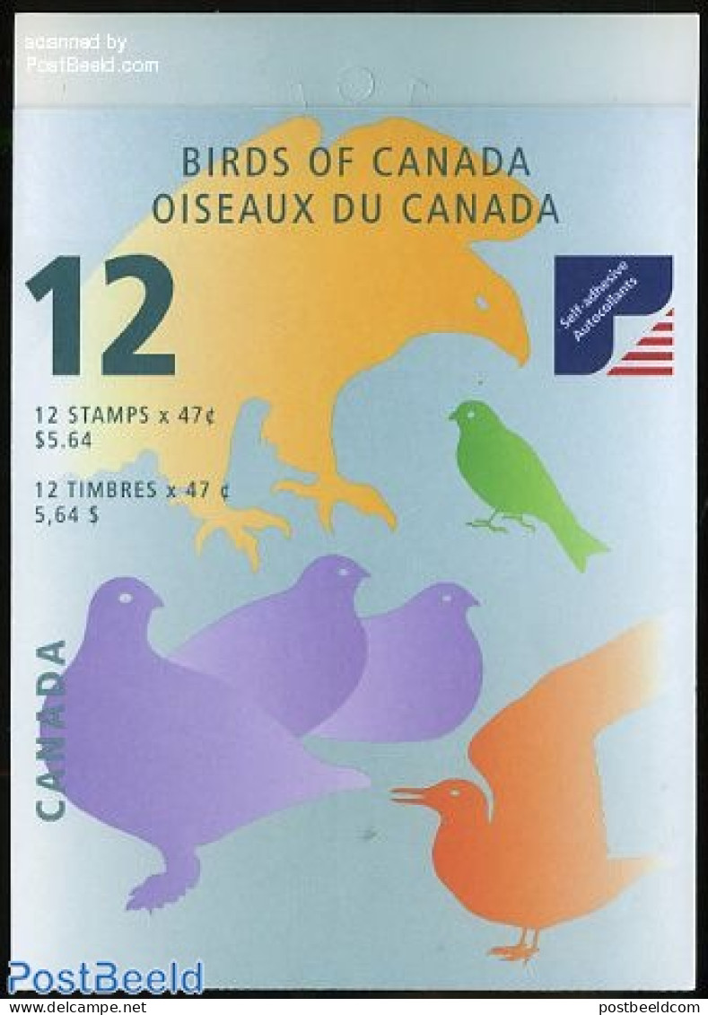 Canada 2001 Birds Booklet S-a, Mint NH, Nature - Birds - Birds Of Prey - Stamp Booklets - Ungebraucht