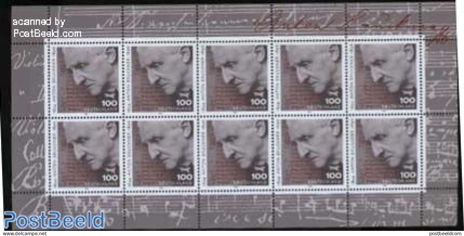 Germany, Federal Republic 1996 Anton Bruckner M/s, Mint NH, Performance Art - Music - Unused Stamps