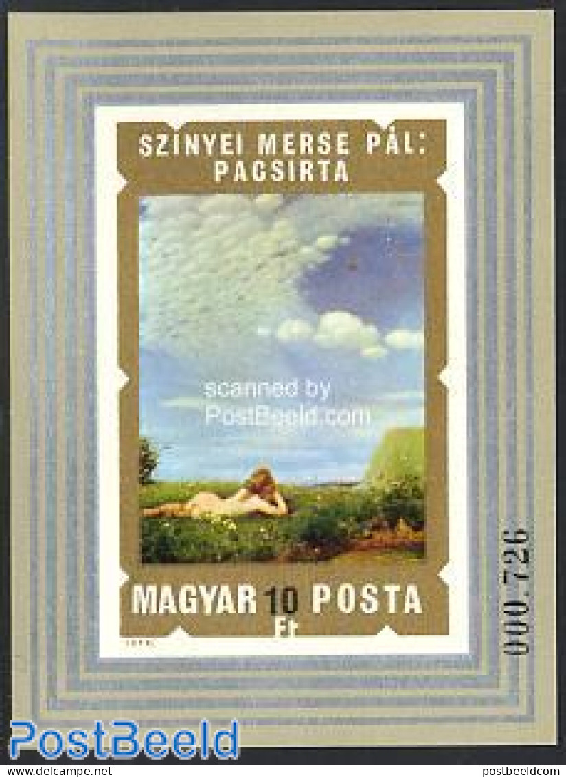 Hungary 1974 Painting S/s, Mint NH, Art - Paintings - Unused Stamps