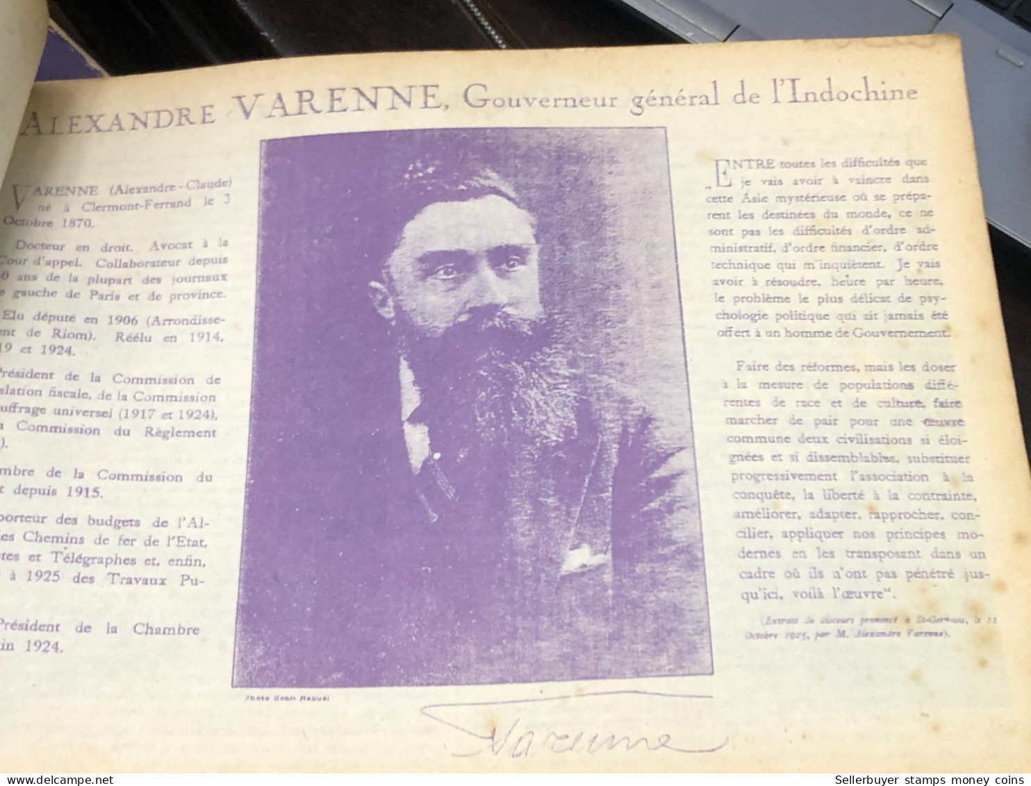 French Book Printed With 21 Provinces And Cities With Images Of Southern Vietnam.French Colonial Period Of Vietnam(LA CO - Unclassified