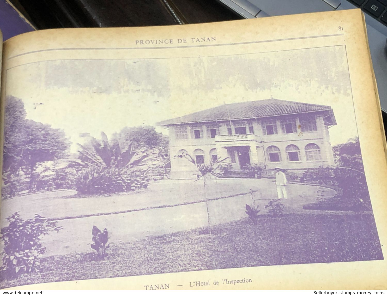 French book printed with 21 provinces and cities with images of southern Vietnam.French colonial period of Vietnam(LA CO