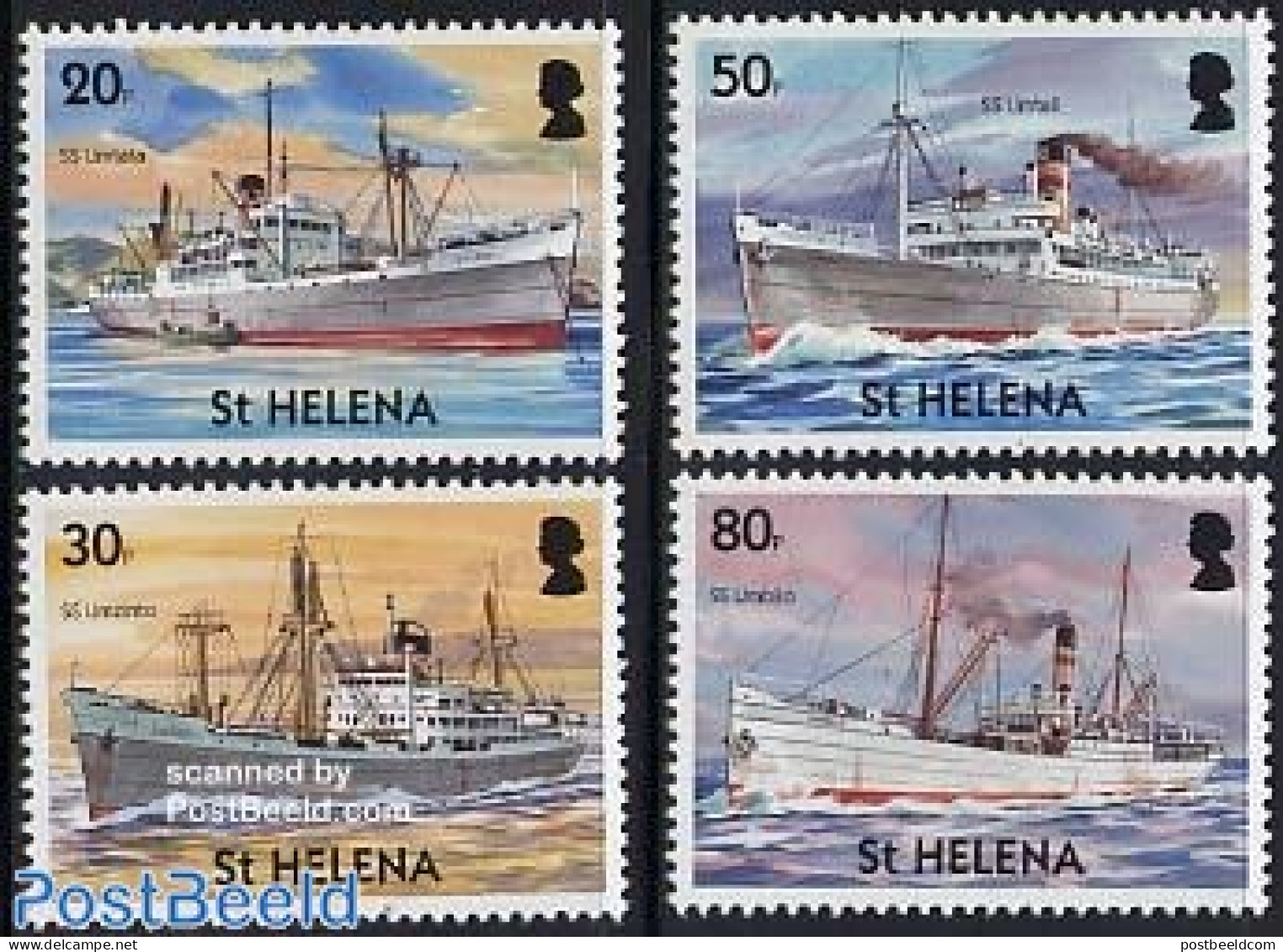 Saint Helena 2004 Merchant Ships 4v, Mint NH, Transport - Ships And Boats - Schiffe