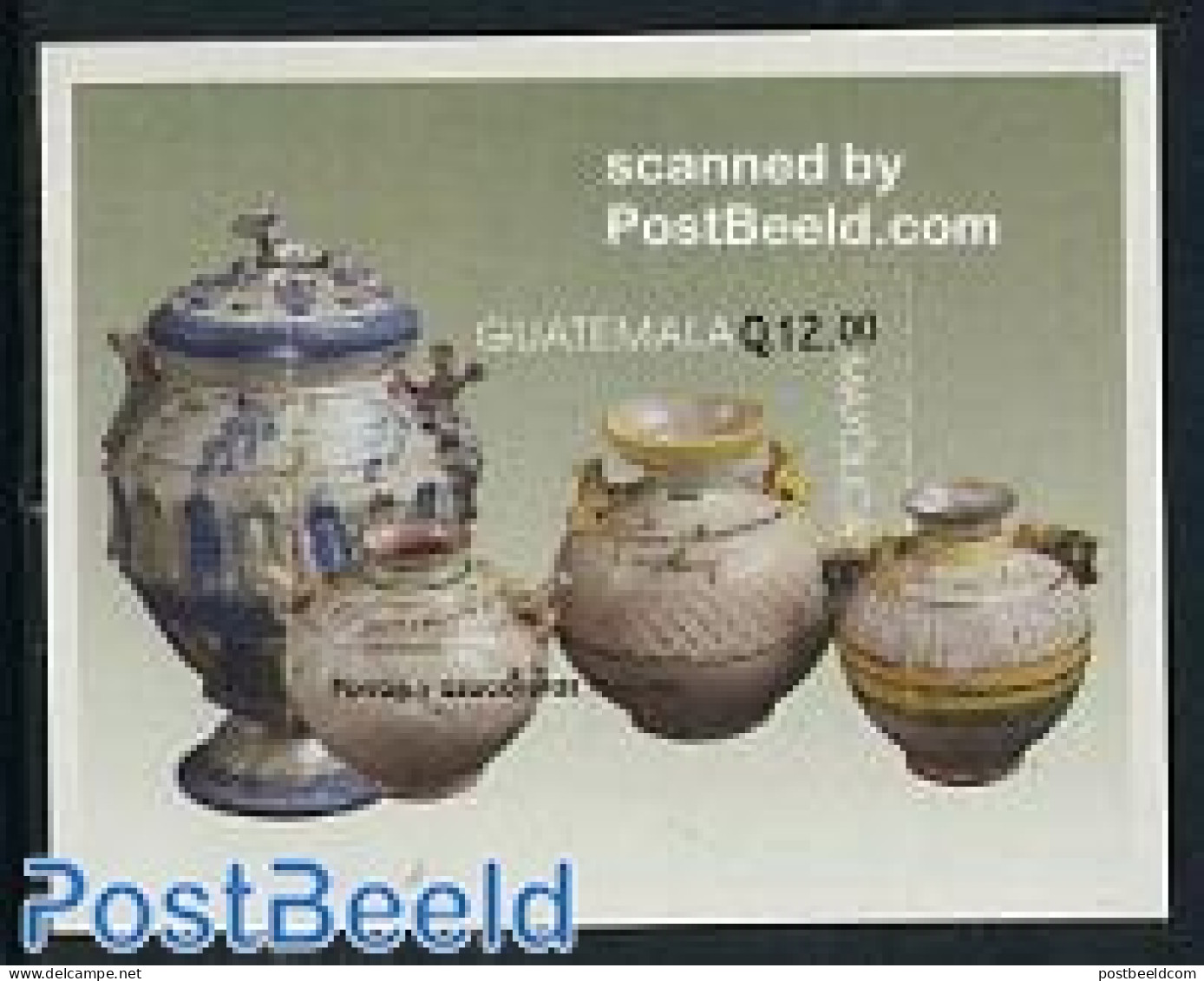 Guatemala 2005 Ceramics S/s, Mint NH, Art - Art & Antique Objects - Ceramics - Porselein