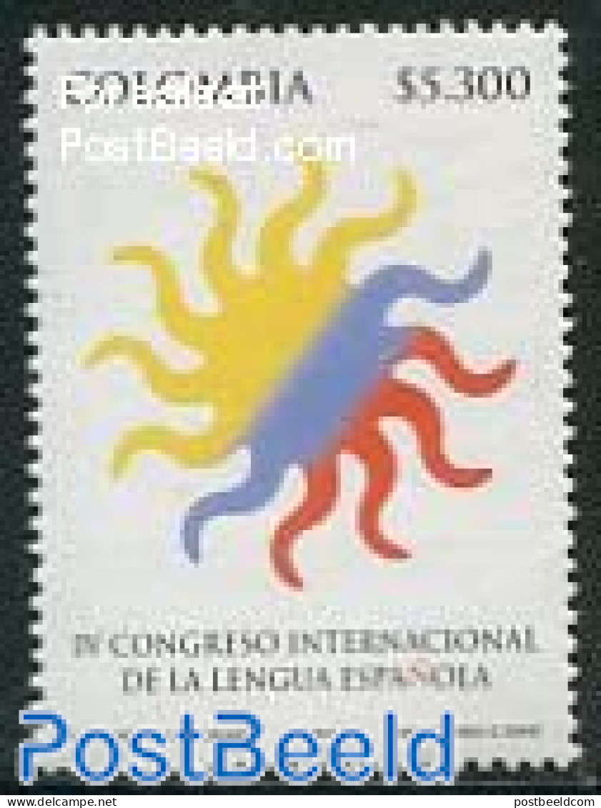Colombia 2007 Spanish Language Congress 1v, Mint NH, Science - Esperanto And Languages - Colombie