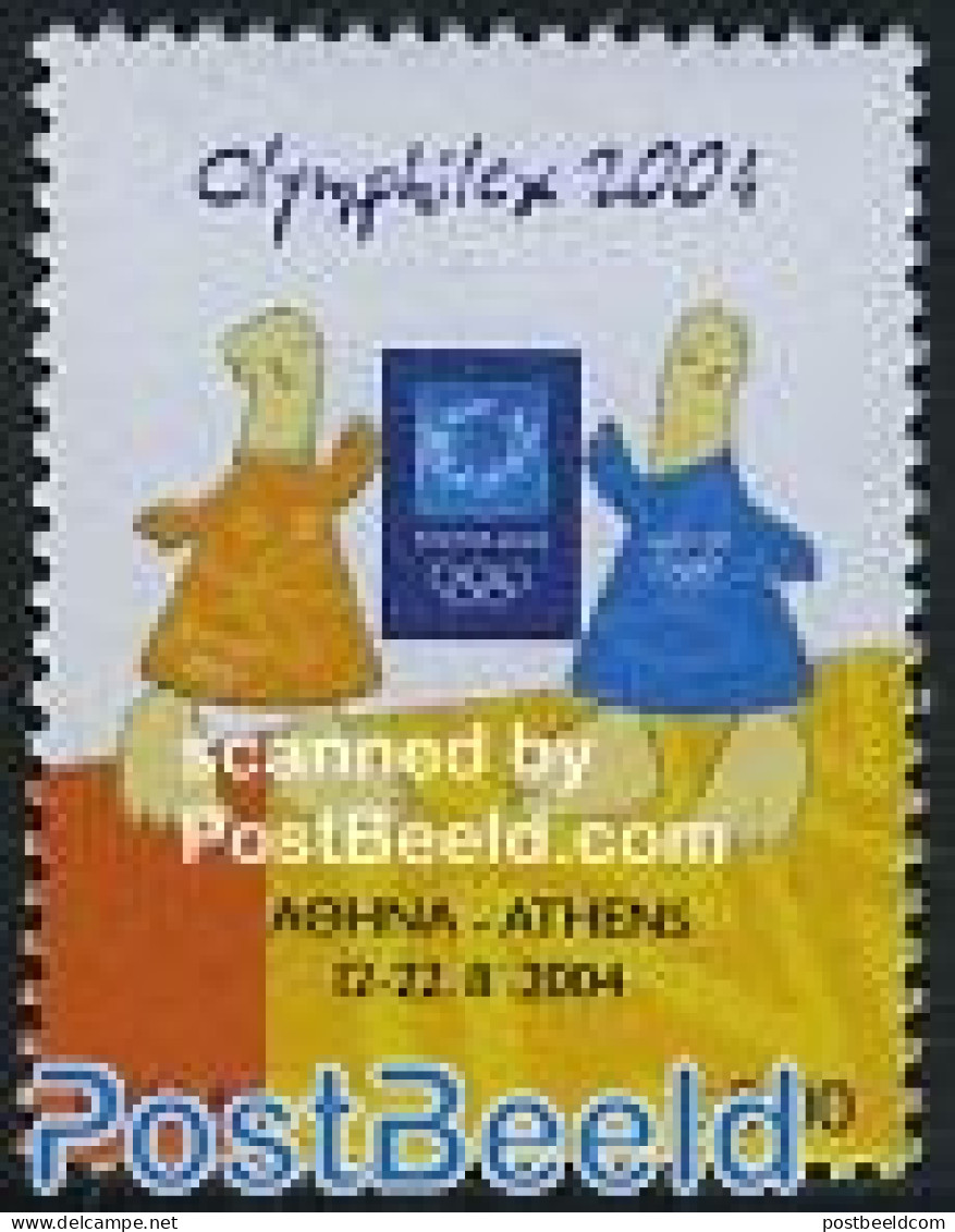 Greece 2004 Olymphilex 1v (from S/s), Mint NH, Sport - Neufs
