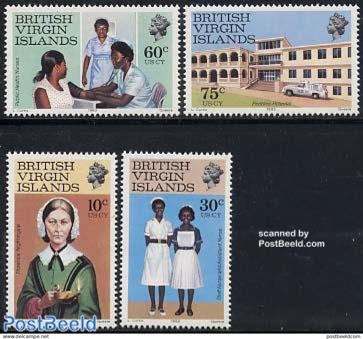 Virgin Islands 1983 Health Week 4v, Mint NH, Health - Health - Iles Vièrges Britanniques