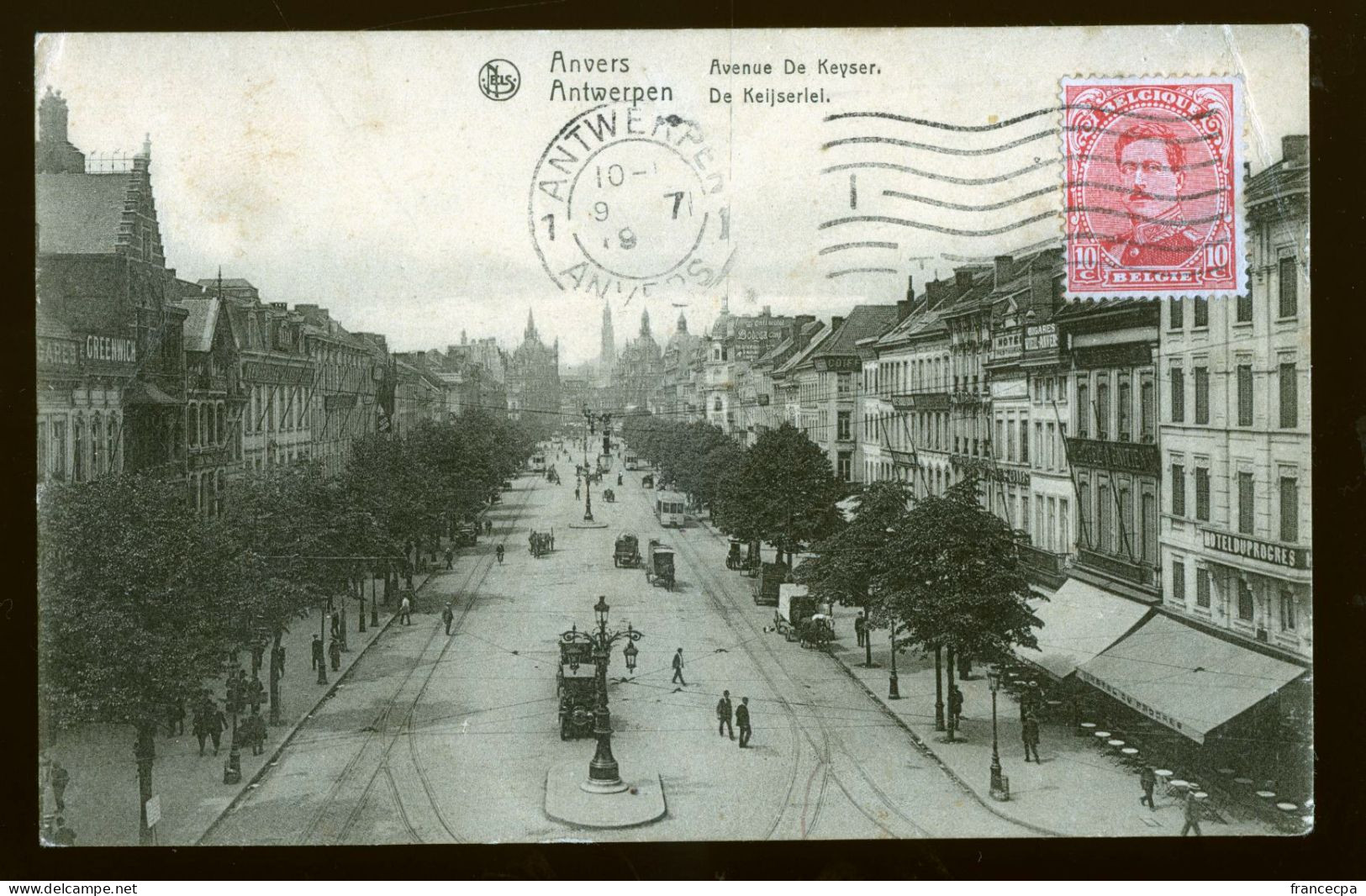 968 - BELGIQUE - ANVERS - Avenue De Keyser - Antwerpen