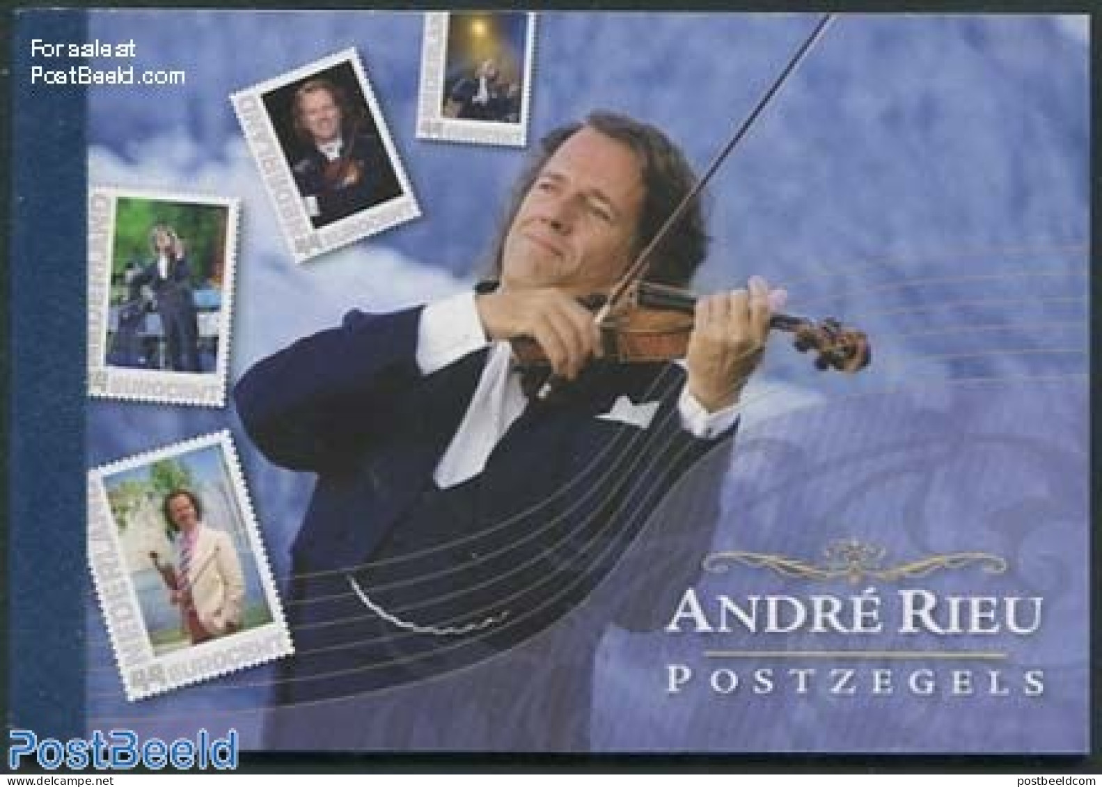 Netherlands - Personal Stamps TNT/PNL 2009 Prestige Booklet Andre Rieu, Mint NH, Performance Art - Music - Stamp Bookl.. - Musica