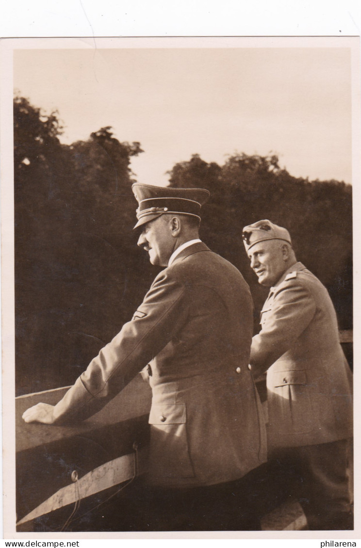 GG: Photo Hoffmann Karte, M9 Auf Dem Balkon, Mit MiNr. 35-39 - Occupation 1938-45
