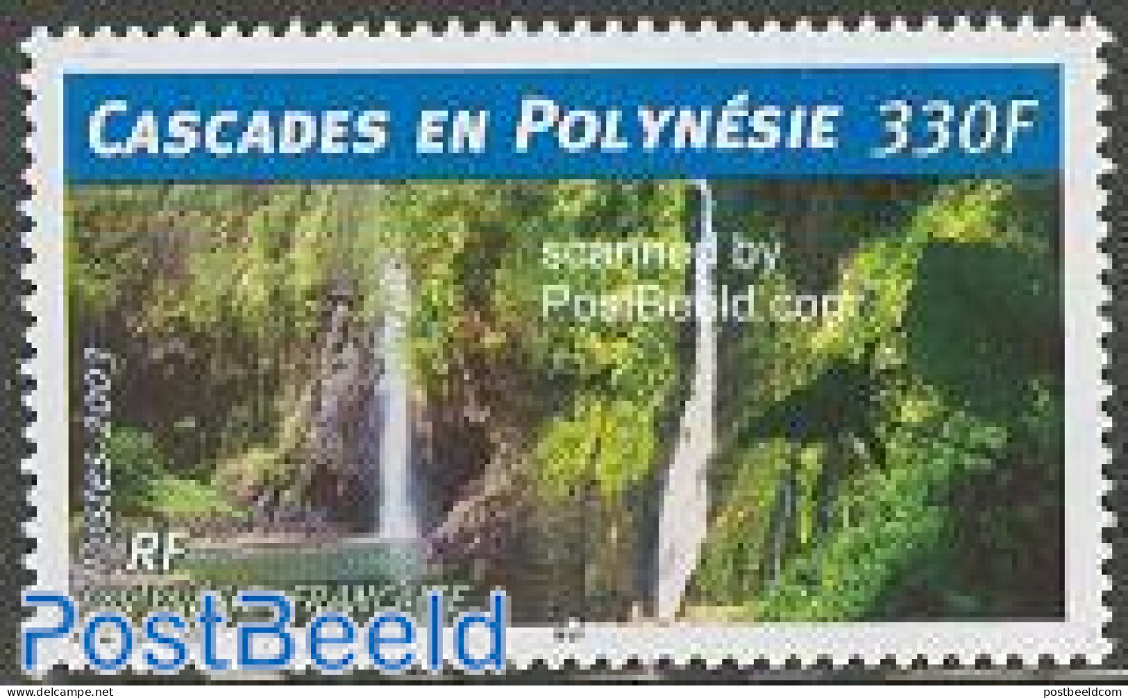 French Polynesia 2003 Waterfalls 1v, Mint NH, Nature - Water, Dams & Falls - Ongebruikt