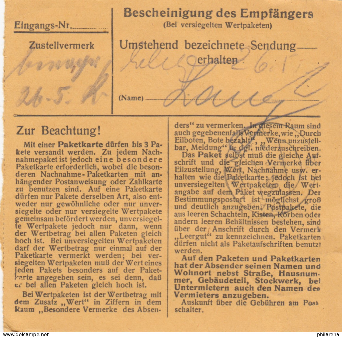 Paketkarte 1948: Stein A.d. Traun Nach Haar - Lettres & Documents